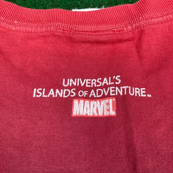Vintage Spider Man Shirt Mens M Red Universal Studios Ride Promo Marvel 90s Tee - Picture 7 of 12